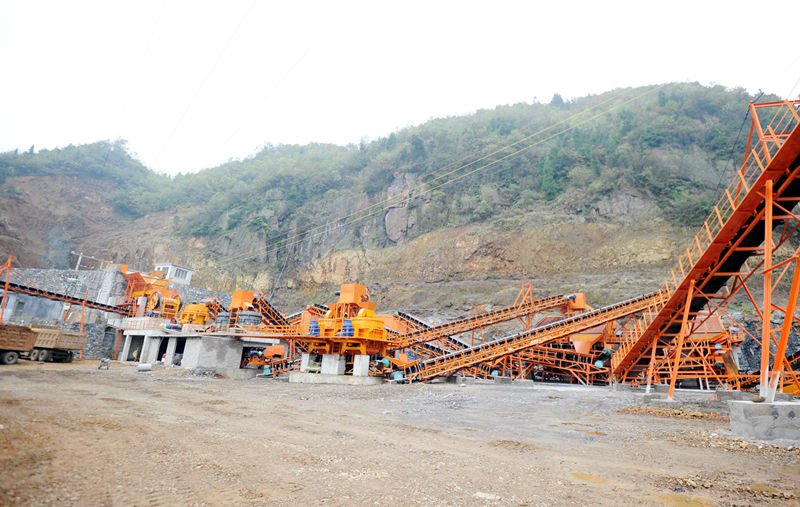 Aggregate production line Aggregate production line